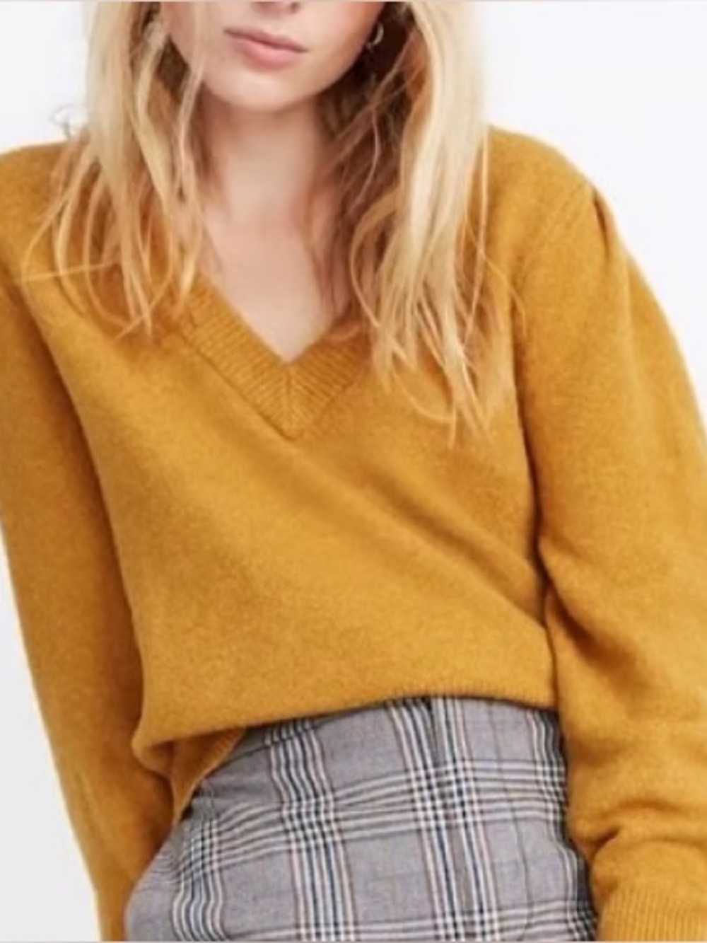 Madewell Westgate Coziest Yarn V-Neck Sweater